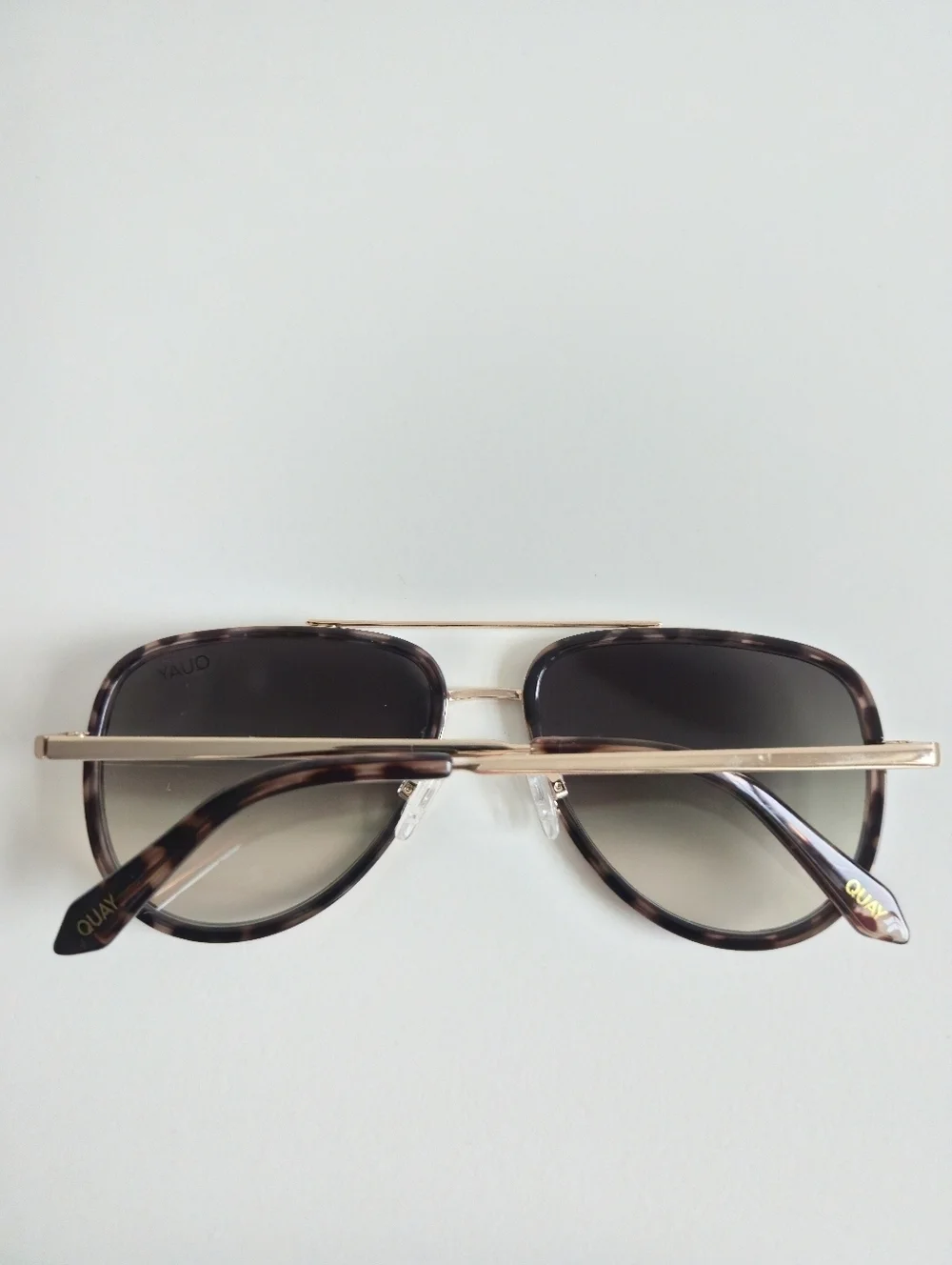 New Quay x JLo Limited Edition All In Mini Frame Green Fade Lens Mini Aviators